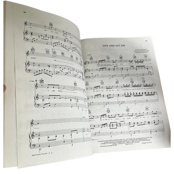 Vintage The Best 4 Solid Gold Songs Volume 2 Ghostbusters Piano Vocal Chords She - Picture 3 of 8